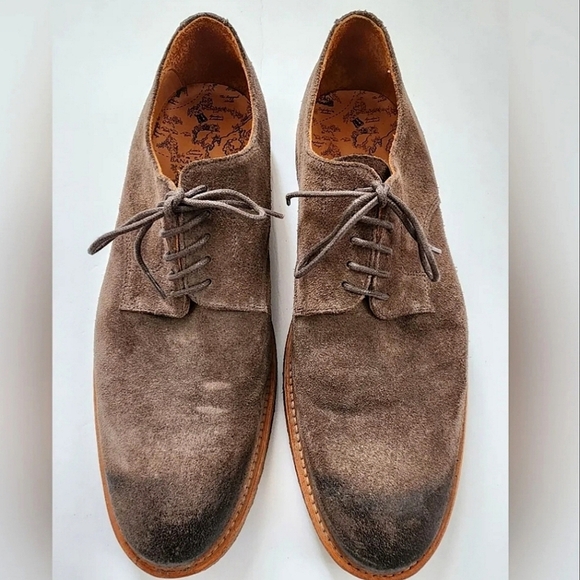 Banana Republic Other - Banana Republic, Men's Brown Suede Oxford Sophisticated Lace-up Shoes, sz 9.5